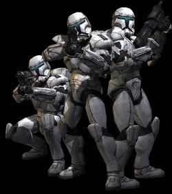 RC Karen Traviss boys, Republic Commandos. Her insight into their head is amazing.