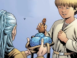 Jira sells pikas to Anakin Skywalker.