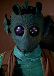 Greedo the Younger, an unsuccessful bounty hunter.