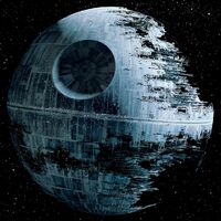 The incompleted Death Star II.