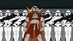 Saesee Tiin during the Battle of Coruscant.