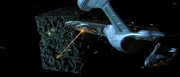 The Enterprise at the Battle of Sector 001.