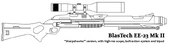 A blaster-only Mk II, with add-ons for sniper use