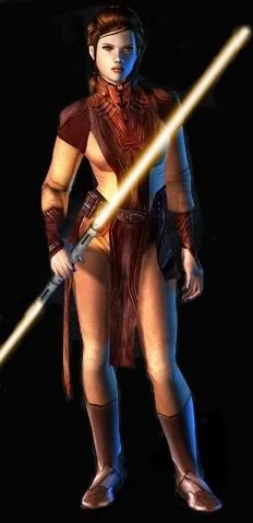 Bastila during her travels with Revan