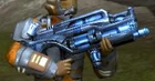 A player wielding a Polarity Gun