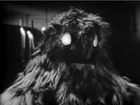 A Robot Yeti in the London underground