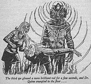 A Silurian using his third eye.