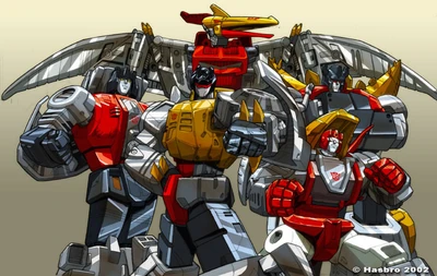 Call them the boy-band of the Autobots and prepare for a world of pain. From left to right: Sludge, Grimlock, Swoop, Slag and Snarl