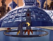 A rare instance of seeing his tank.
