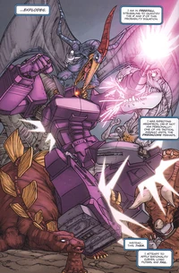 Shockwave began to have second thoughts over his choice of manicurists.