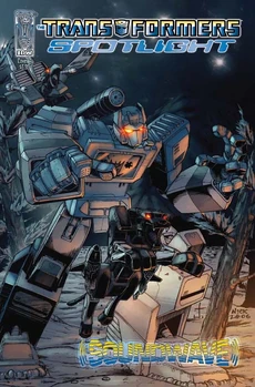Soundwave commands his cassettes with the Finger of Doom!