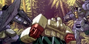 What is it?  Did Rumble fall down the well?  Is Skywarp pinned under the tractor again?
