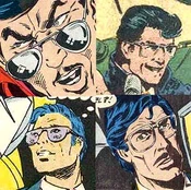 Clockwise from upper left: Issue 6, Issue 8, Issue 9, Issue 10.