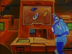 Blurr would have that not-Jazz eat his vapor trails... instead he gets a date with rhyming boy