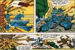 Galvatron shows what he thinks of the lesser-known toys.