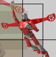 A 10-inch scientist vs. a 40-ft. Autobot...a tad one sided, don't you think?