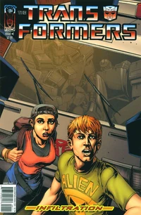 "Hey, Runamuck, it's our first appearance on a comic book cover in twenty years!""Heh heh, now if only we could appear on toy store shelves..."