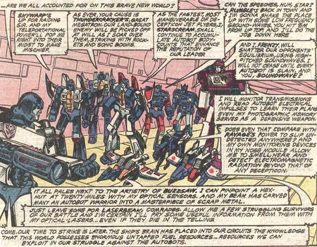 Ten characters, nine color schemes, and only six molds.