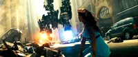 Ironhide is a real showoff.