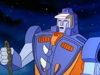 A Quint slave robot who would later become Autobot leader and bearer of the Matrix: U-Haul Robot lived in the era before cool names were invented.