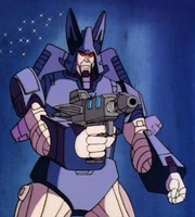 Cyclonus' alternate robot mode design, as seen in "Starscream's Ghost".  Compare to the previous robot mode pic, above.