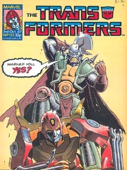 Rodimus fails to return the book he borrowed from Death's Head.