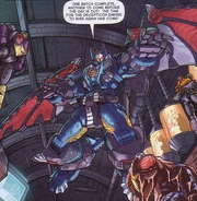Deathsaurus orchestrates the rise of a New Decepticon Empire, or NAMBLA.