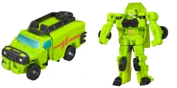 Hasbro might have fixed the green color, but nobody told them to fix the hue settings for the official promo photos.