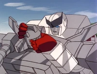 Ratchet puts the finishing touches on his resin-cast Wheeljack model.