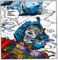 "I swear, I was wearing my faceplate when I left the house this morning."