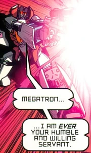 Sarcasm from Starscream??  NO!