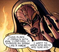 Another figurative statement made literal by the power of retcon!