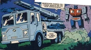 He's a Fahrenheit 451 truck: his job is to start fires.