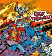 Toaster (enlarged and highlighted in red) was among Galvatron's victims