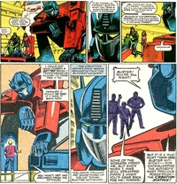 On a single page, you can find three John Stokes panels (above) swiped from panels from a single page of Herb Trimpe's work in Prime Time!.