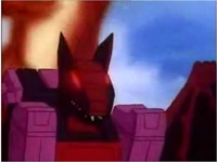 This Headmaster used his hypnotic powers to send a red guy down a lake.