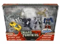 "Quick, Bumblebee! I hold up Megatron, you just fight with the others!" - "...I hate you."