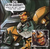 Pre-Earth Rattrap wears a helmet to cover his brain!