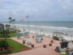 Image of Daytona Beach from a hotel on South Atlantic Aveneue.