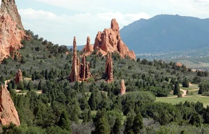 Garden of the Gods, just outside of Colorado Springs, Colorado.