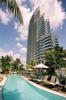 Hotel pool view