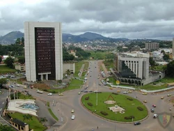 Downtown Yaounde, Cameroon.