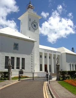 City Hall in Hamilton, Bermuda.