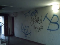 inside a Corseford maisonette block