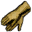 Gold women's gloves