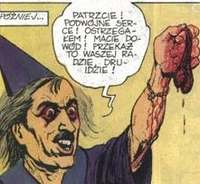 Eltibald in the "Mniejsze zło" graphic novel (art by Bogusław Polch)