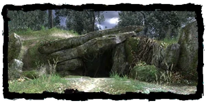 the cave