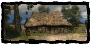 the healer's hut