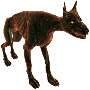 the Beast, a hellhound