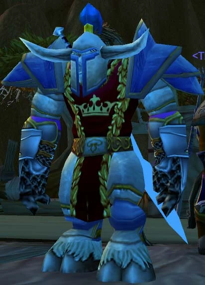 Tauren in the Imperial Plate armor set